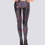 Leggings em padrão tartaruga