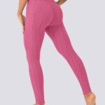 Leggings desportivas modeladoras com efeito push-up e bolsos