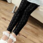 Leggings sereia para menina