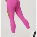 Leggings de fitness push-up premium com aberturas e sem costuras
