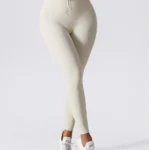 Leggings com cordão de aperto (push up)