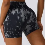 Calções de fitness justos de cintura alta