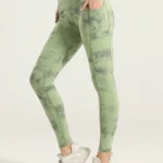 Leggings desportivas com bolsos estampadas