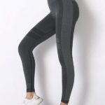 Leggings desportivas sem costuras de cintura alta