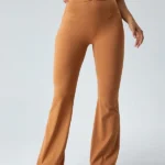 Leggings largas com cintura cruzada - evasé