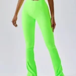 Leggings largas com nervuras