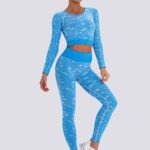 Conjunto de leggings e top curto - desporto