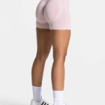Calções desportivos para mulher com efeito push-up e barriga lisa