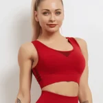 Sutiã desportivo respirável sem costuras