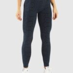 Leggings desportivas com padrão de cobra
