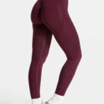 Leggings desportivas sem costuras para mulher com efeito push-up - barriga lisa