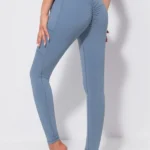Leggings desportivas push-up com bolsos