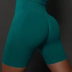 Calções desportivos modeladores com efeito push-up