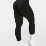 Leggings desportivas sem costuras para mulher com efeito push-up - barriga lisa