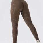 Leggings desportivas estampadas sem costuras