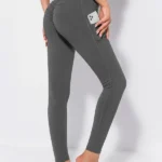 Leggings desportivas push-up com bolsos