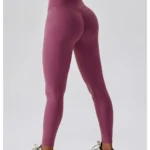 Leggings com cintura plana push up (sem costuras)