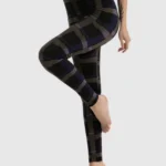 Leggings com padrão xadrez