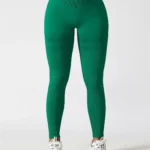 Leggings plissadas push-up