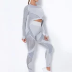 Conjunto desportivo respirável