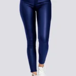 Jegging imitação de couro