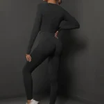Conjunto desportivo push up, leggings e top curto - BodySculpt