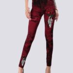 Jegging com efeito rasgado