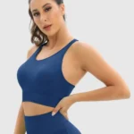 Sutiã desportivo sem costuras com costas nadador