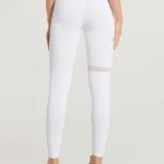 Leggings desportivas em malha transparente