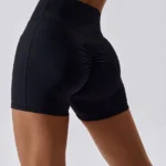 Calções desportivos push-up com bolsos laterais