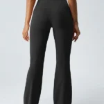 Leggings largas com cintura cruzada - evasé