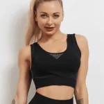 Sutiã desportivo respirável sem costuras