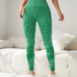 Leggings modeladoras com padrão leopardo (sem costuras)