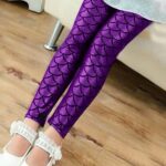 Leggings sereia para menina
