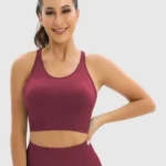 Sutiã desportivo sem costuras com costas nadador