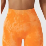 Calções desportivos de cintura alta com efeito push-up estampados