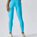 Leggings desportivas caneladas com cintura cruzada - Melissa