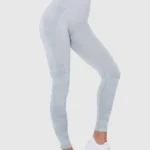 Leggings desportivas com padrão camuflado sem costuras