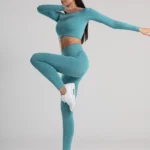 Conjunto de fitness sem costuras