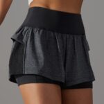Calções de corrida com bolso