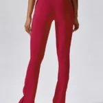 Leggings largas com nervuras