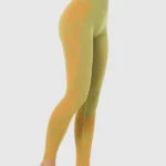 Leggings desportivas sem costuras com padrão leopardo