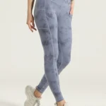 Leggings desportivas com bolsos estampadas