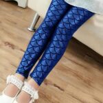 Leggings sereia para menina