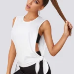 Camisola sem mangas desportiva larga