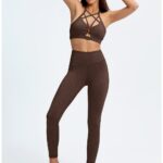 Conjunto de fitness, leggings e sutiã