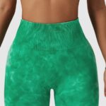 Calções desportivos de cintura alta com efeito push-up estampados