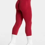 Leggings desportivas sem costuras para mulher com efeito push-up - barriga lisa