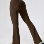 Leggings largas com efeito push-up