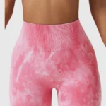 Calções desportivos de cintura alta com efeito push-up estampados